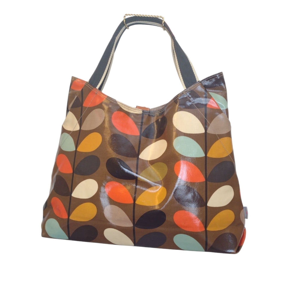 Orla Kiely Lrg Tote Bag Multicolor Stem
